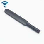 800 - 2700 Mhz Indoor SMA 4G Antenna 5DBi Rubber Material Black Color