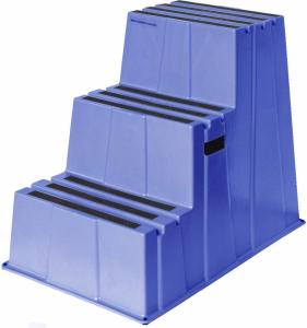Quality Polyethylene Heavy Duty Industrial Plastic Single Step Stool Safety Non Slip wholesale