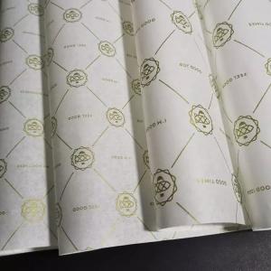 Quality Gold Logo Acid Free Fancy Art Paper Greeting Card Offset Kraft Tissue Packaging Paper wholesale