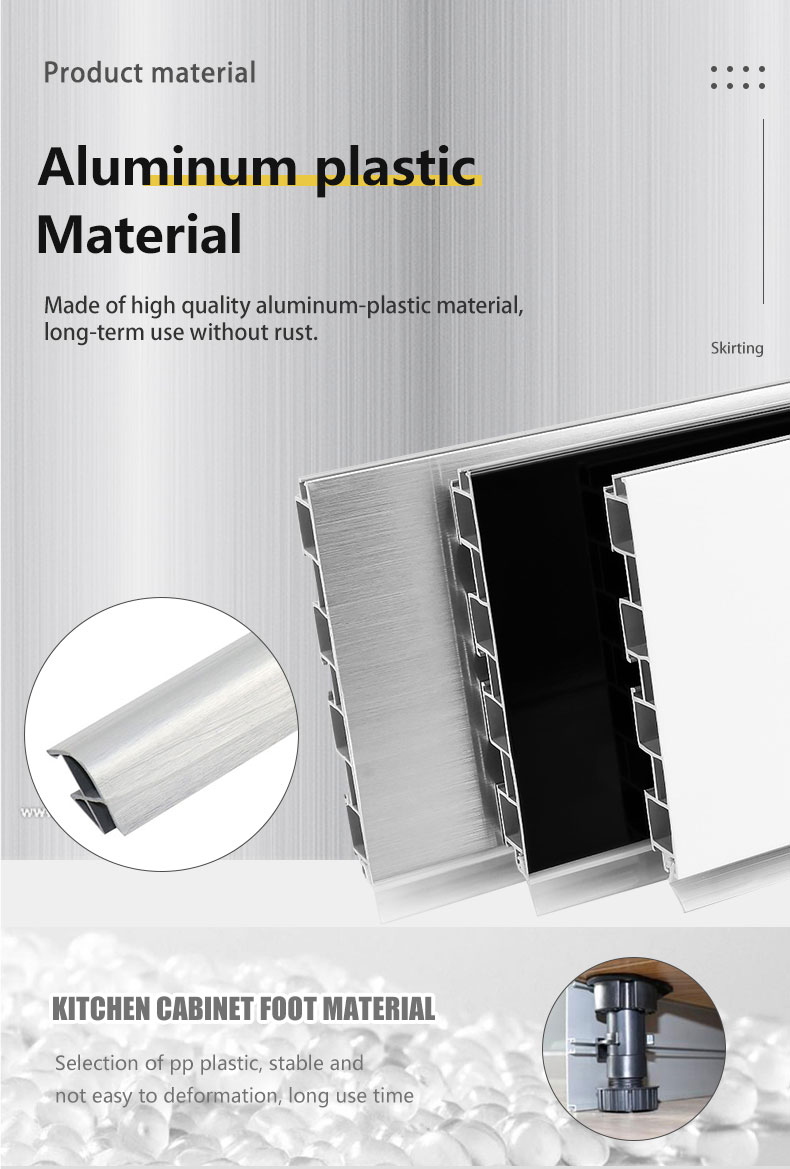 Sliver PVC Cornice Skirting Line for Interior Decorative Plastic Base Board Cover Corners