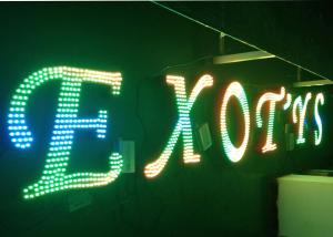 Quality Metal Shell Programmable Animation Advertising LED Signs , LED Display Sign wholesale