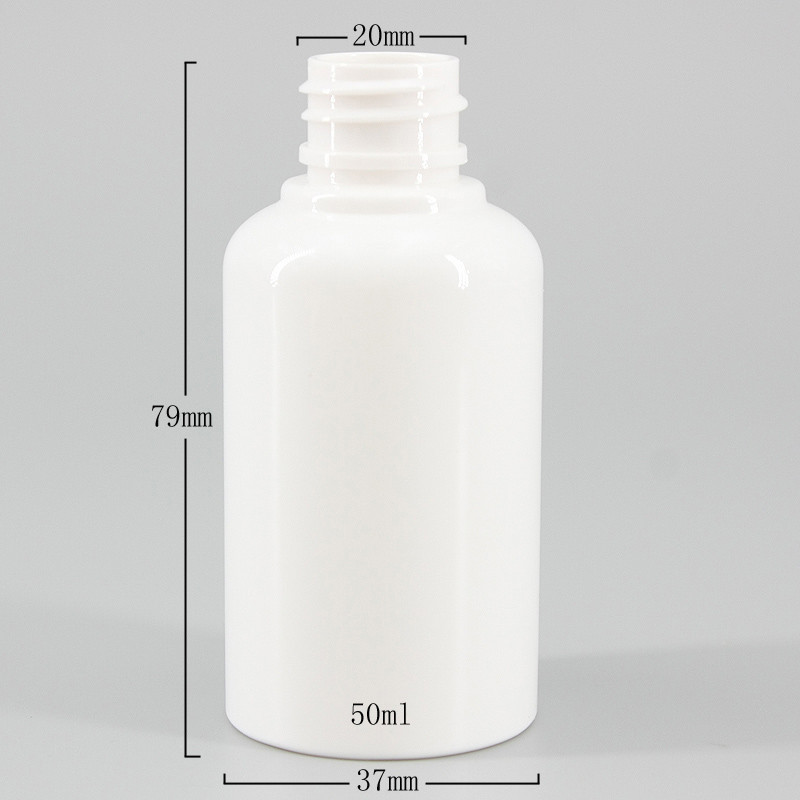 PET White Lotion Pocket 50ml 70ml Cosmetic Spray Bottle