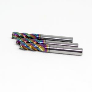Quality 6mm 1/4&quot; 3/8&quot; Milling Aluminum End Mill For 7075 Aluminum 3 Flute DLC Coating wholesale
