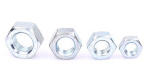 Quality Multipurpose Carbon Steel Nuts , Hexagon Lock Nut Zinc Plated Surface wholesale