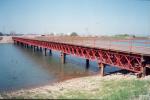 Prefabricated Delta Bailey Bridge / Steel Truss Bridge With Steel Structure