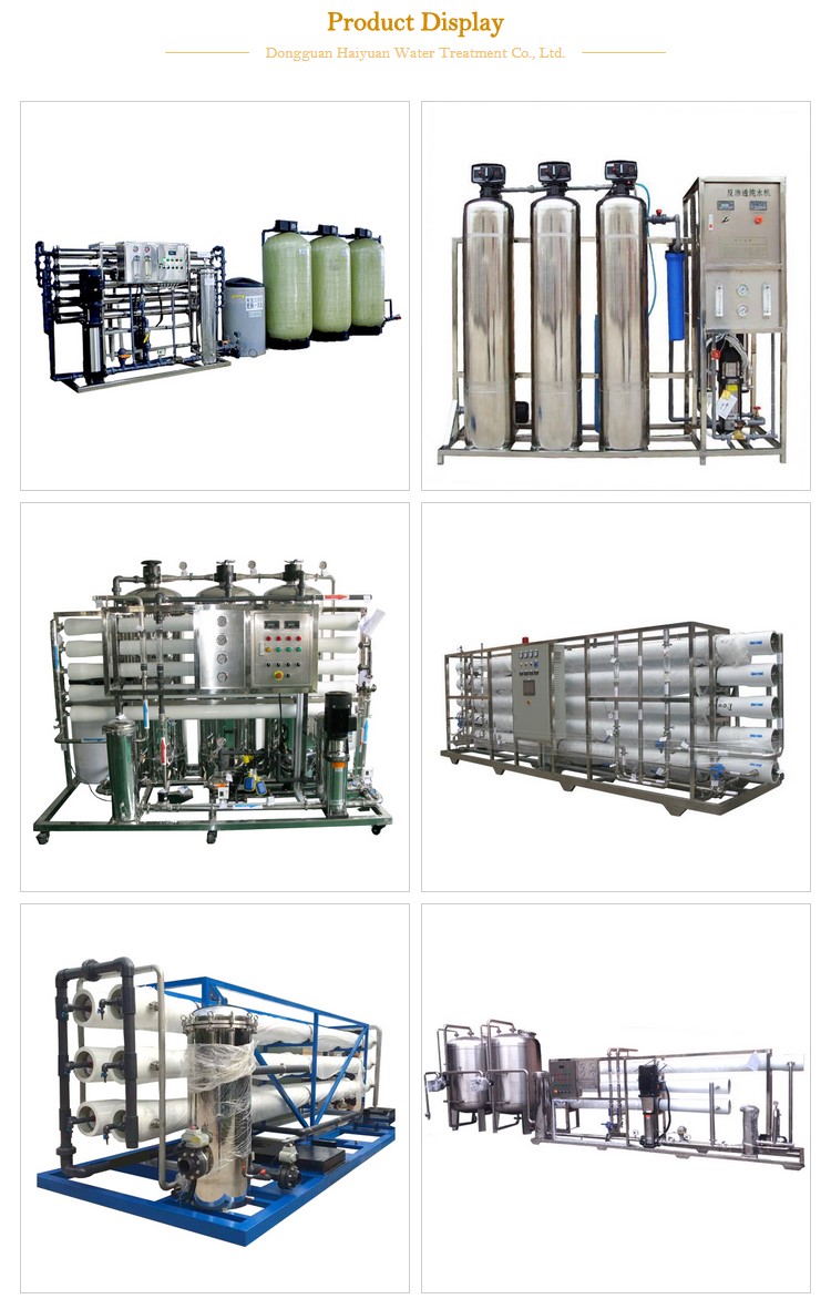 Commercial Reverse Osmosis Machine 1800PPM TDS 2500LPH Fiberglass Material
