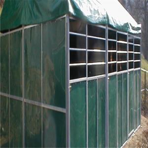 Quality PVC Canvas Horse Stable Box / Galvanized Horse Fence With Steel Frame wholesale
