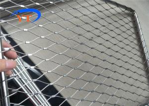 Quality Flexible Balustrade Cable Mesh Safety Netting 316l Stainless Steel Ferrule Cable Mesh wholesale