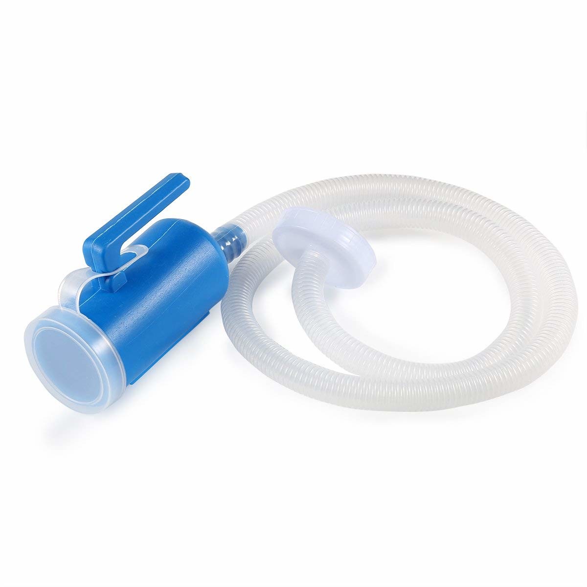 Portable male urinal with lid, Men's urinal,Re-Useable male urine bottle,disposable medical urinal 2000ml,Blue,