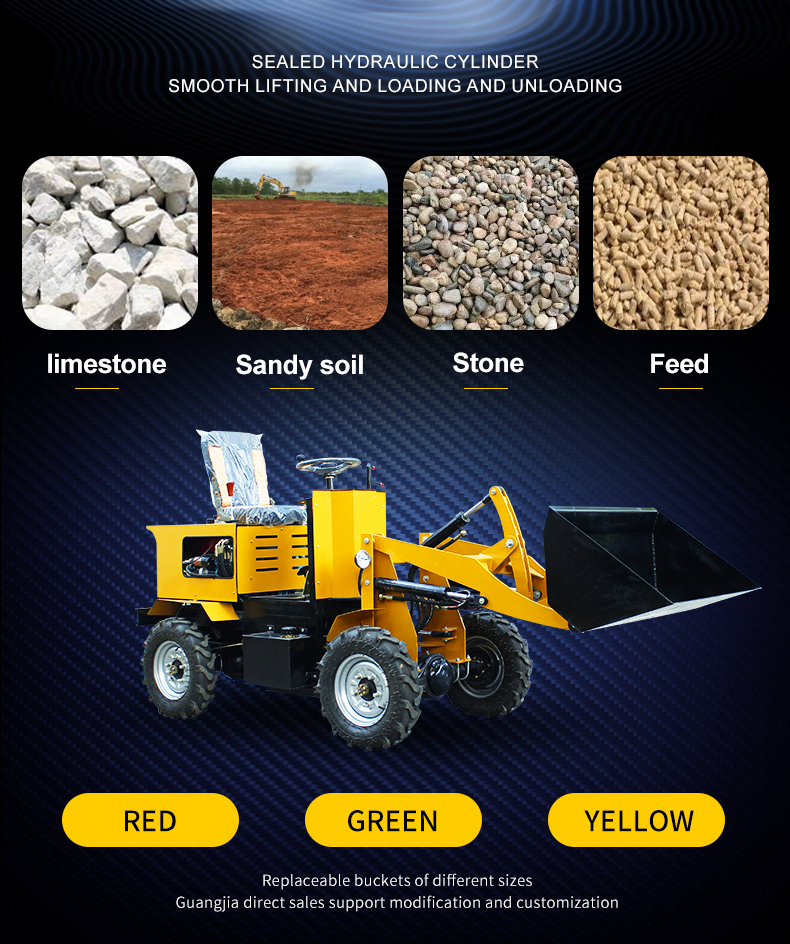 Small Size Mini Bucket Loader 300kg 400kg for Easy Operation and Material Handling