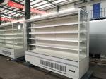 Heavily Loaded Shelf Open Display Fridge , Open Chiller Supermarket Showcase