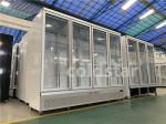 Commercial Glass Door Vertical Refrigerated Display Case For Displaying Cold