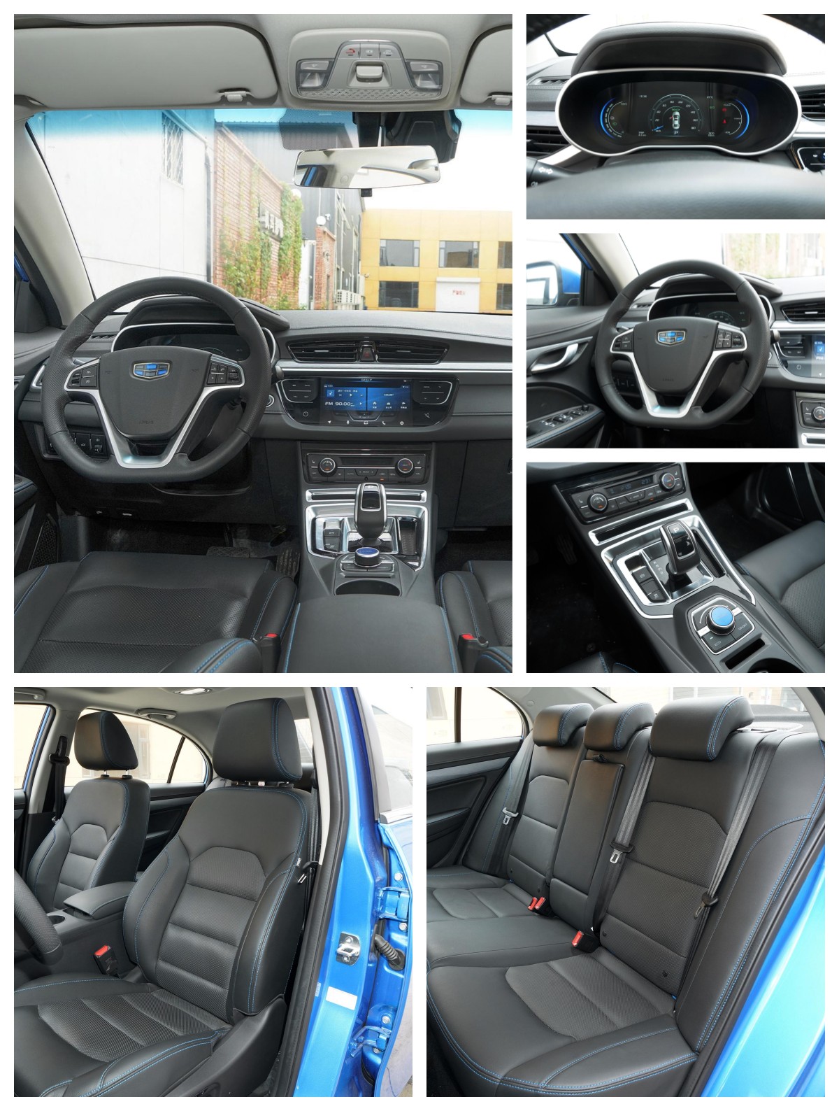 130km/h Max Speed 2023 Emgrand Geely EV Pro 4 Seats Electric Car with 430KM Long Range