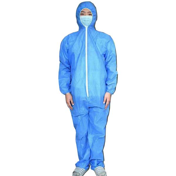 Breathable Disposable Protective Suit Working Coveralls Waterproof Hooded