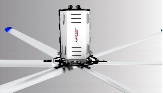 50Hz HVLS Ceiling Fan High Volume Low Speed Fan For Logistical Warehouses