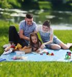 Mini Waterproof Pocket Compact Picnic Blanket 210T Polyester