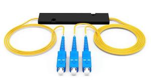 Quality 1260nm 2.0mm 1x2 Fiber Coupler Planar Lightwave Circuit Splitter wholesale