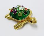 Fashion Alloy Turtle Jewelry Box green turtle trinket box/jewelry box