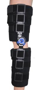Quality Breathable Spacer Fabric Medical Knee Brace Wraparound Knee Support wholesale