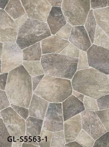 Quality 7''X48'' Granite Vinyl Flooring High Flexibility Abrasive Unilin Click Beige Granite GKBM GL-S5563-1 wholesale