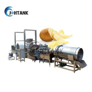 Quality 500kg/h Fully Automatic Banana Chips Making Machine Potato Frozen Fried wholesale