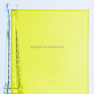Quality Solid Structure Light Yellow PVB Film Laminated Safety Glass for Kitchen Staircase wholesale