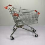 CE 125L European Large Shopping Cart 110kgs Loading Capacity Metal Shopping