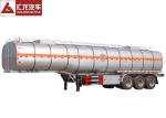 Thermal Insulation Chemical Tank Trailer Fiber Glass Simple Structure Easy
