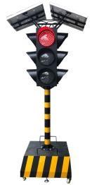 Quality High Visibility 160W 18V Solar Powered Traffic Lights Metal wholesale
