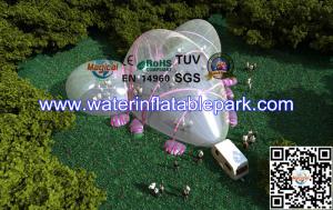 Quality 1.0mm PVC Clear Camping Tent / Party Inflatable Lawn Bubble Tent wholesale