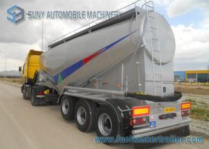 Quality 6 Wheels Mild Steel Dry Bulk Tanker Trailer Single Tyre 48000 L Volume wholesale