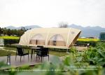 Outdoor Waterproof Luxury Glamping Tents Shell Shape For Bathroom