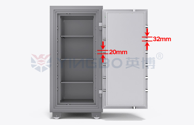 Durable Cement Material H1280mm Fireproof Safe Box For Documents