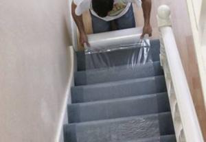 Quality 0.063mm Protective Floor Covering Temporary Self Adhesive Carpet Protection Film wholesale