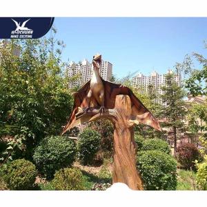 Quality Durable Outdoor Dinosaur / Wings Movable Pterosaur Decoration For Amusement Park wholesale