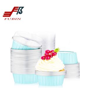 Quality 3.35 Inch Airline Aluminium Foil Baking Cups Cupcake Molds wholesale