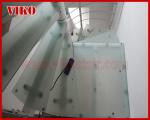 Spiral StaircaseVH40S Aluminum Spiral Stainless Steel Stair Tread Glass Curved