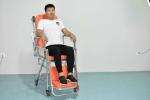 196×55×86cm Folding Ambulance Stretcher Adjustable