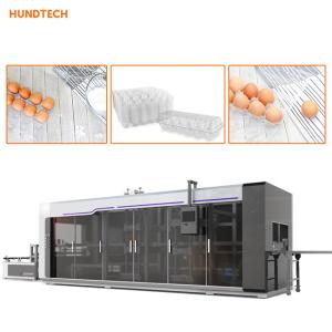 Quality PLC Egg Tray Making Machine Egg Carton Blister Machine Thermoforming Reusable Plastic wholesale