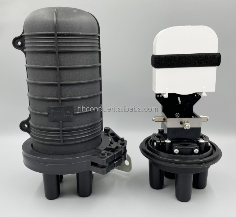 Temperature -40C- 60C Closure Box IP68 48 Core Fiber Optic Splice Outdoor Dome Cable