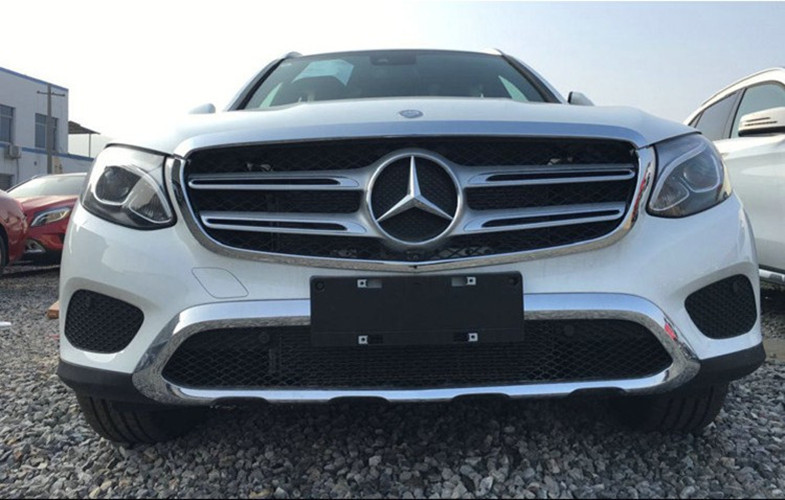 Plastic ABS Chromed Auto Body Trim Parts For Mercedes Benz GLC 2015 Front Grille Frame