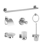 OEM Contemporary Bathroom Fittings Sus304 Stainless Steel 12 Piece Bathroom Set
