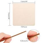 3x3 Square Unfinished Wood Crafts Blank Painting 7.5cm Square Wood Slices