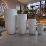 Indoor Hotel Fiber Clay Planter