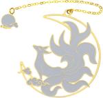 Flower Leaves Butterfly Silver Gold Plated Bookmarks Letterpress Gravure