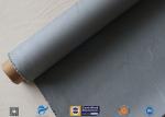 1550G 1.5MM Thermal Insulation Materials Grey Silicone Coated Fiberglass Fabric