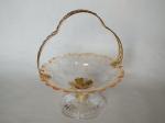 Sun flower shape candy bowl w/classic stand & elegant (2)