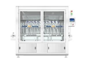 Quality High Speed 100ml Bottle 16 Filling Heads Pesticide Piston Chemical Liquid Filling Machine Lubricating Oil Filling Machine wholesale