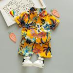 Floral Print 2023 New Beach Style Wholesale Summer baby clothes boy Formal