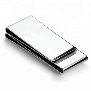 Quality Personalized metal unique cheap stainless steel wallet money clip wholesale